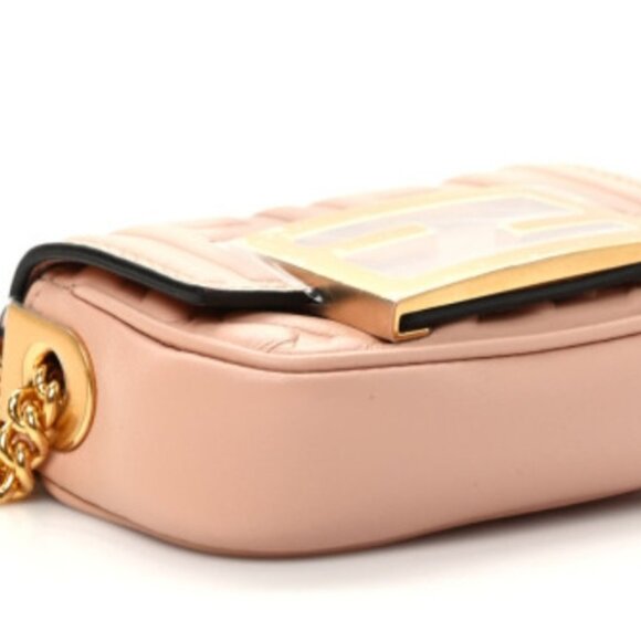 Fendi Nappa Matisse FF Nano Chain Baguette - Picture 4 of 8